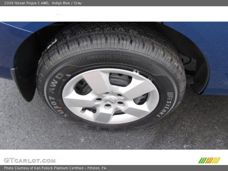 Indigo Blue / Gray 2009 Nissan Rogue S AWD
