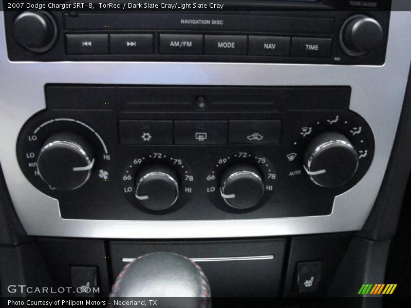 TorRed / Dark Slate Gray/Light Slate Gray 2007 Dodge Charger SRT-8