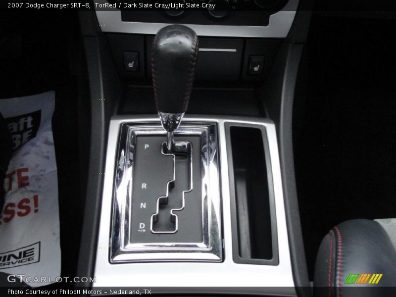 TorRed / Dark Slate Gray/Light Slate Gray 2007 Dodge Charger SRT-8