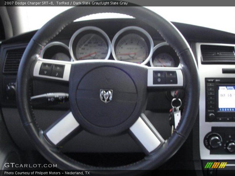 TorRed / Dark Slate Gray/Light Slate Gray 2007 Dodge Charger SRT-8