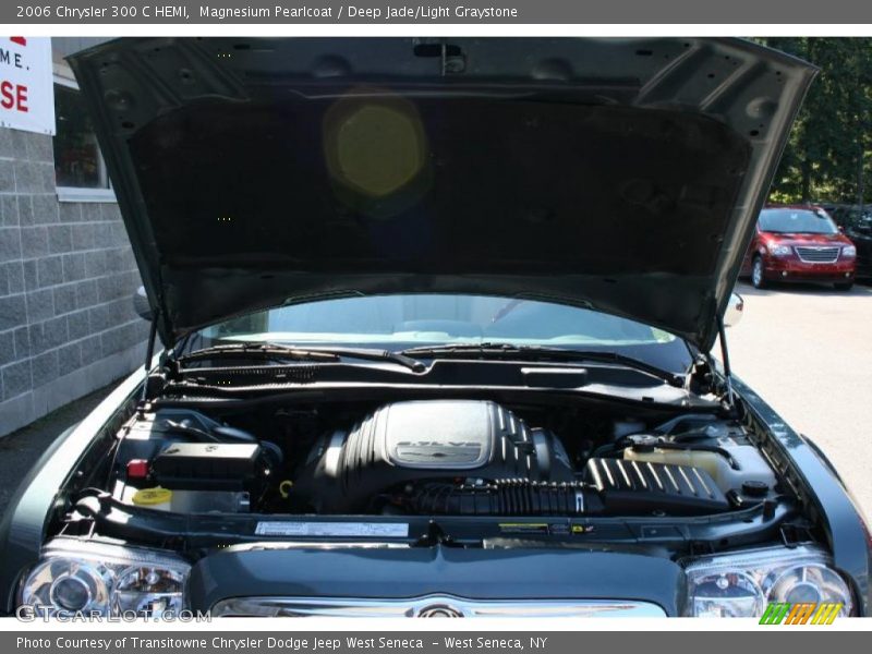Magnesium Pearlcoat / Deep Jade/Light Graystone 2006 Chrysler 300 C HEMI