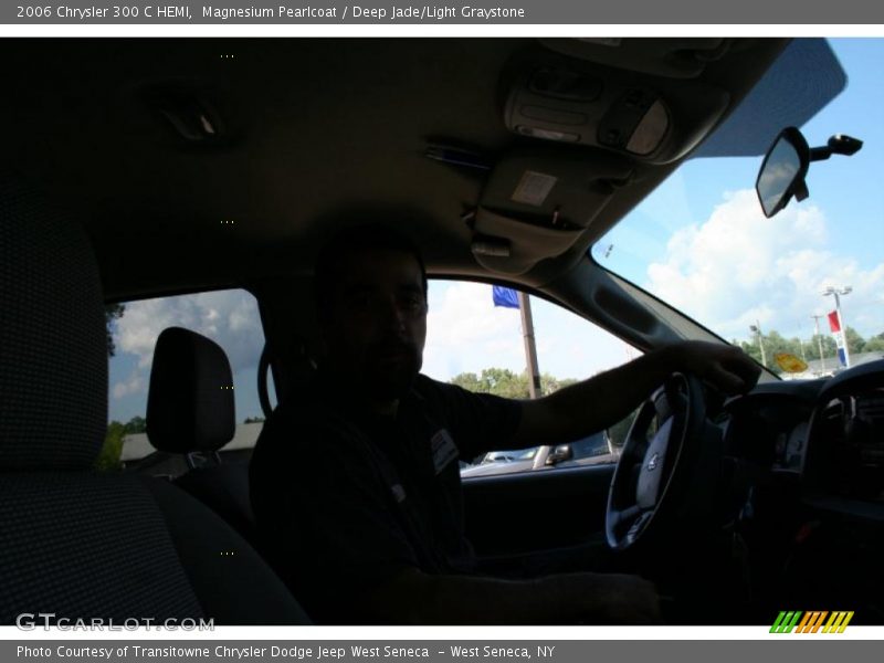 Magnesium Pearlcoat / Deep Jade/Light Graystone 2006 Chrysler 300 C HEMI