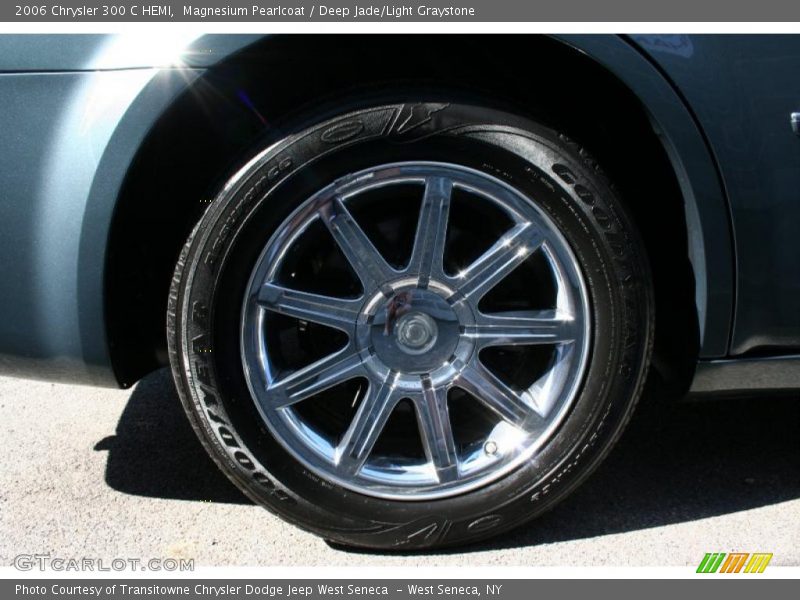 Magnesium Pearlcoat / Deep Jade/Light Graystone 2006 Chrysler 300 C HEMI