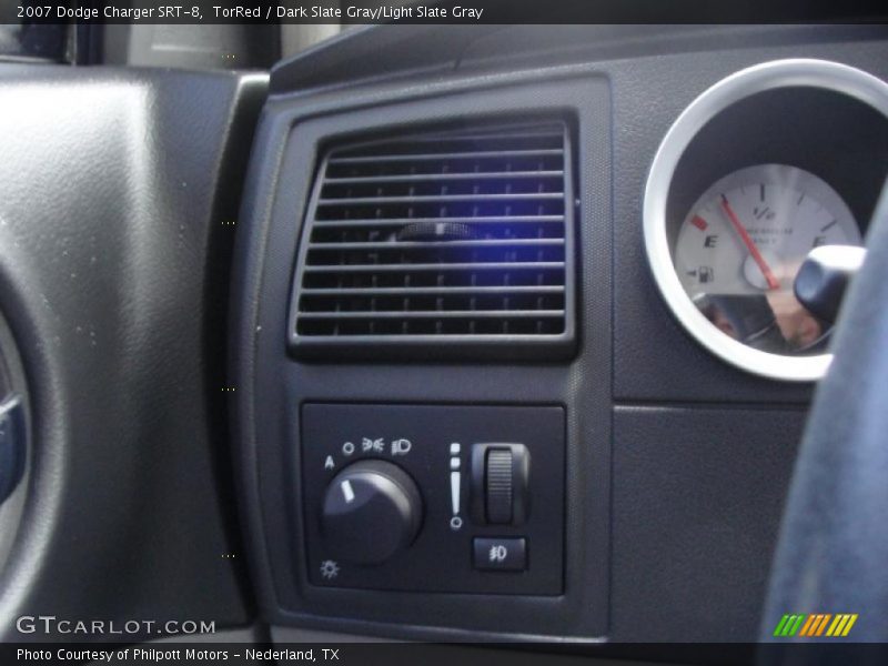 TorRed / Dark Slate Gray/Light Slate Gray 2007 Dodge Charger SRT-8