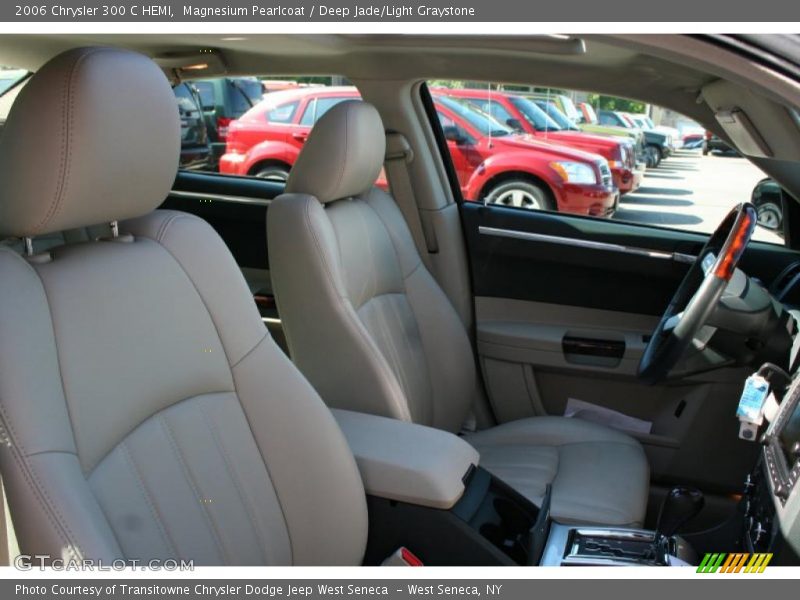 Magnesium Pearlcoat / Deep Jade/Light Graystone 2006 Chrysler 300 C HEMI
