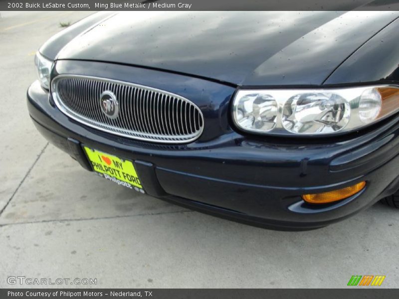 Ming Blue Metallic / Medium Gray 2002 Buick LeSabre Custom
