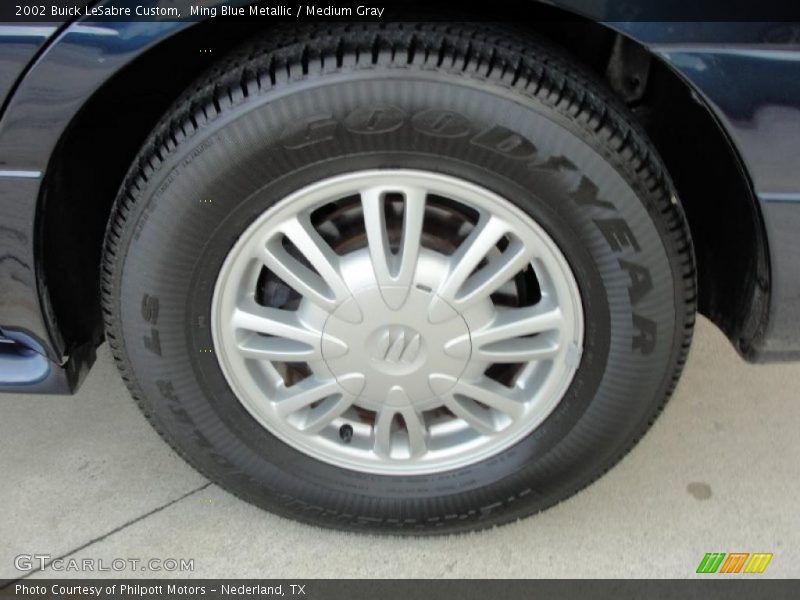 Ming Blue Metallic / Medium Gray 2002 Buick LeSabre Custom