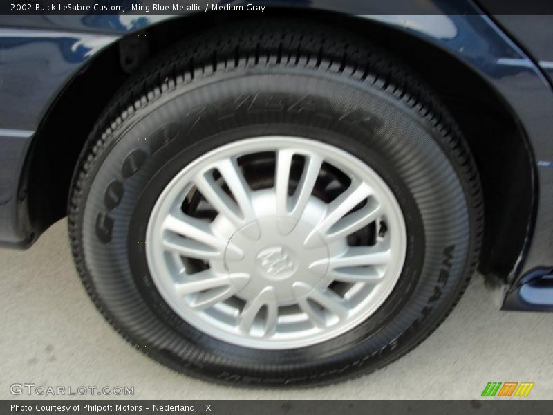 Ming Blue Metallic / Medium Gray 2002 Buick LeSabre Custom