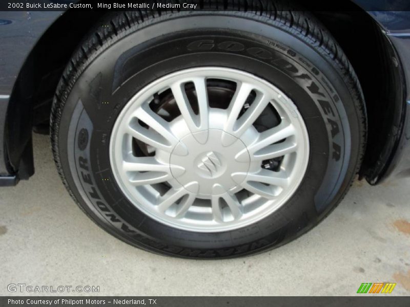 Ming Blue Metallic / Medium Gray 2002 Buick LeSabre Custom