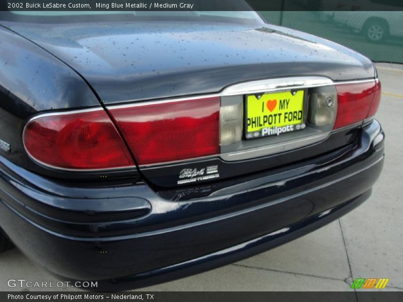 Ming Blue Metallic / Medium Gray 2002 Buick LeSabre Custom