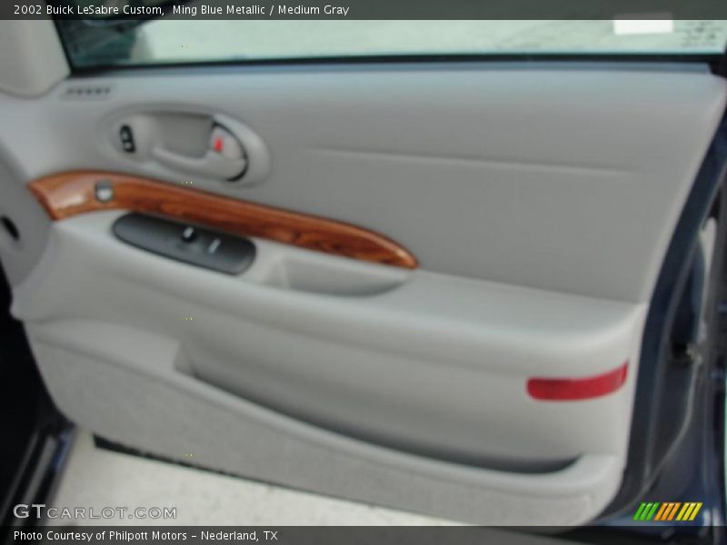 Ming Blue Metallic / Medium Gray 2002 Buick LeSabre Custom