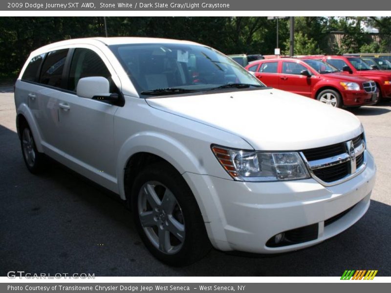 Stone White / Dark Slate Gray/Light Graystone 2009 Dodge Journey SXT AWD