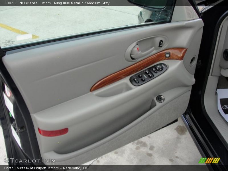 Ming Blue Metallic / Medium Gray 2002 Buick LeSabre Custom