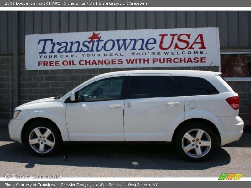 Stone White / Dark Slate Gray/Light Graystone 2009 Dodge Journey SXT AWD