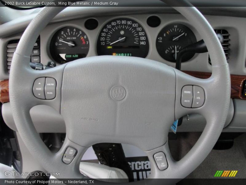 Ming Blue Metallic / Medium Gray 2002 Buick LeSabre Custom