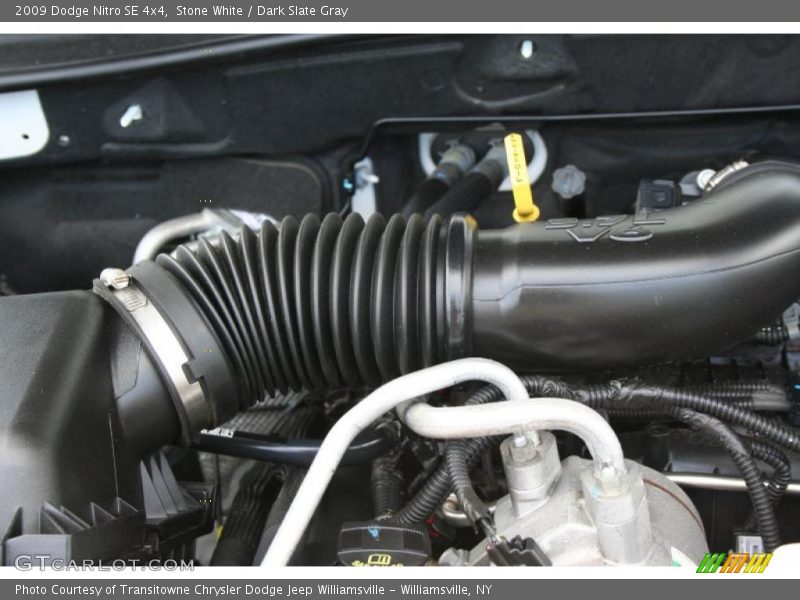 Stone White / Dark Slate Gray 2009 Dodge Nitro SE 4x4