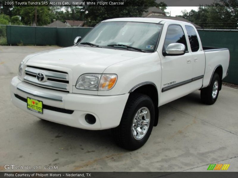 Natural White / Light Charcoal 2006 Toyota Tundra SR5 Access Cab