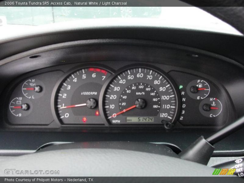 Natural White / Light Charcoal 2006 Toyota Tundra SR5 Access Cab