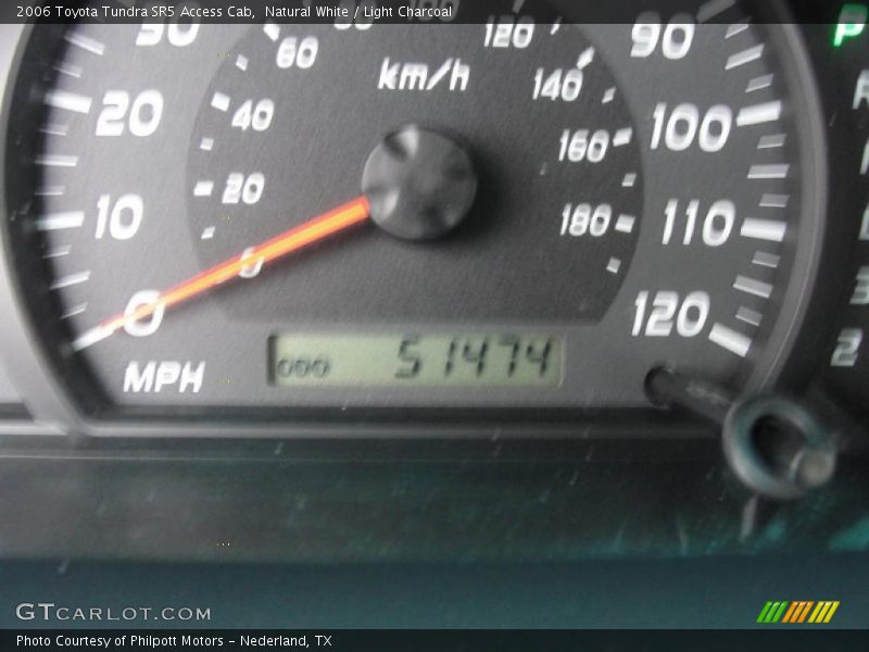Natural White / Light Charcoal 2006 Toyota Tundra SR5 Access Cab