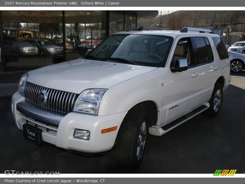 Oxford White / Camel 2007 Mercury Mountaineer Premier AWD