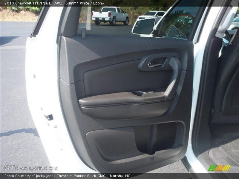 Summit White / Ebony 2010 Chevrolet Traverse LT AWD