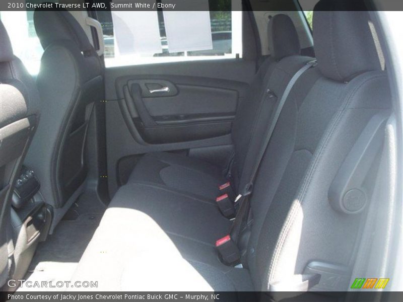 Summit White / Ebony 2010 Chevrolet Traverse LT AWD
