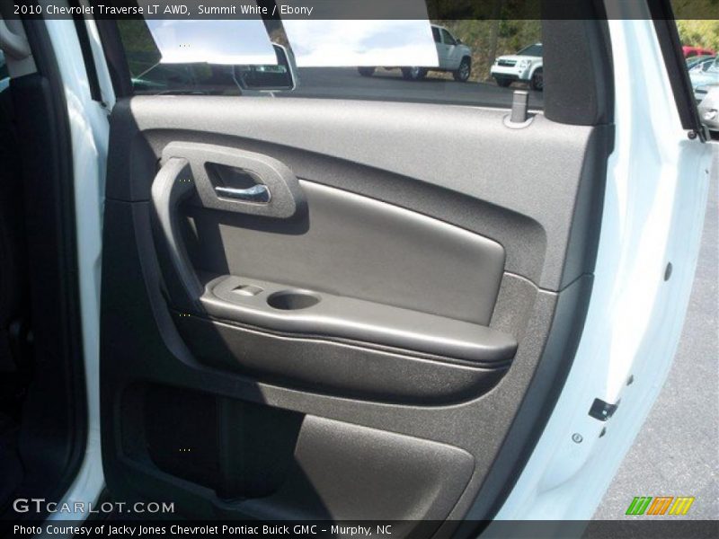Summit White / Ebony 2010 Chevrolet Traverse LT AWD