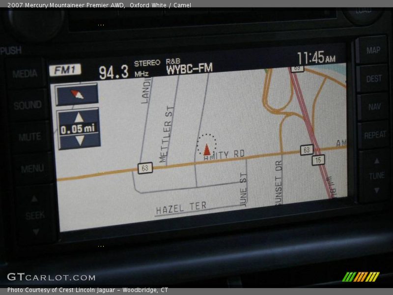 Oxford White / Camel 2007 Mercury Mountaineer Premier AWD