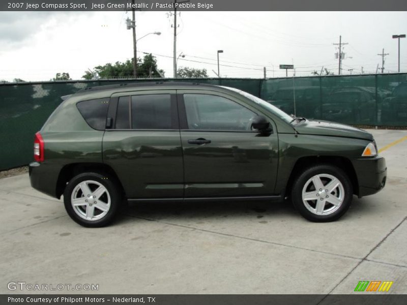 Jeep Green Metallic / Pastel Pebble Beige 2007 Jeep Compass Sport