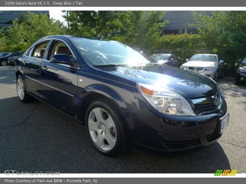Deep Blue / Tan 2008 Saturn Aura XE 3.5