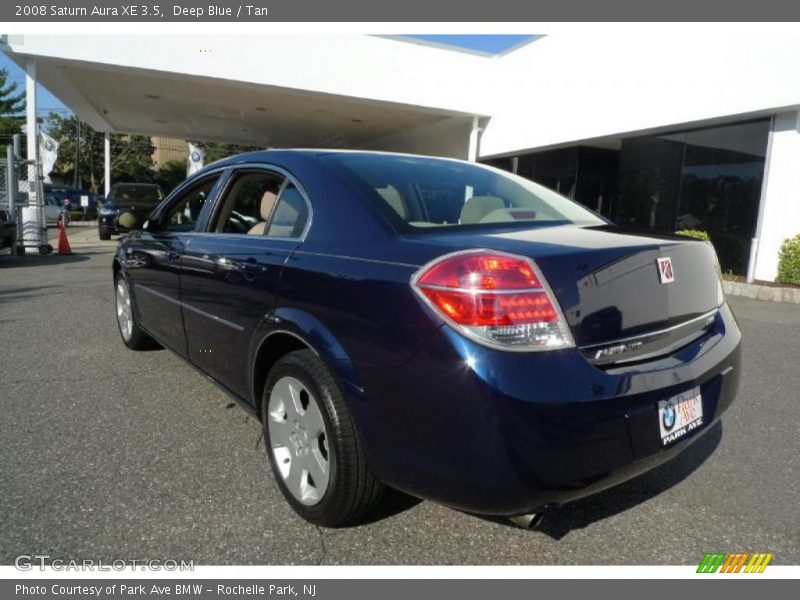 Deep Blue / Tan 2008 Saturn Aura XE 3.5