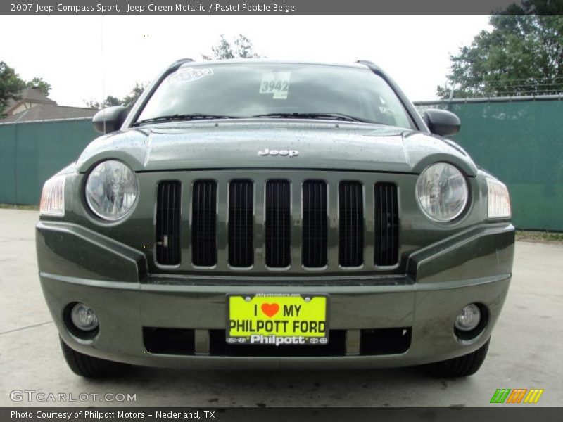 Jeep Green Metallic / Pastel Pebble Beige 2007 Jeep Compass Sport