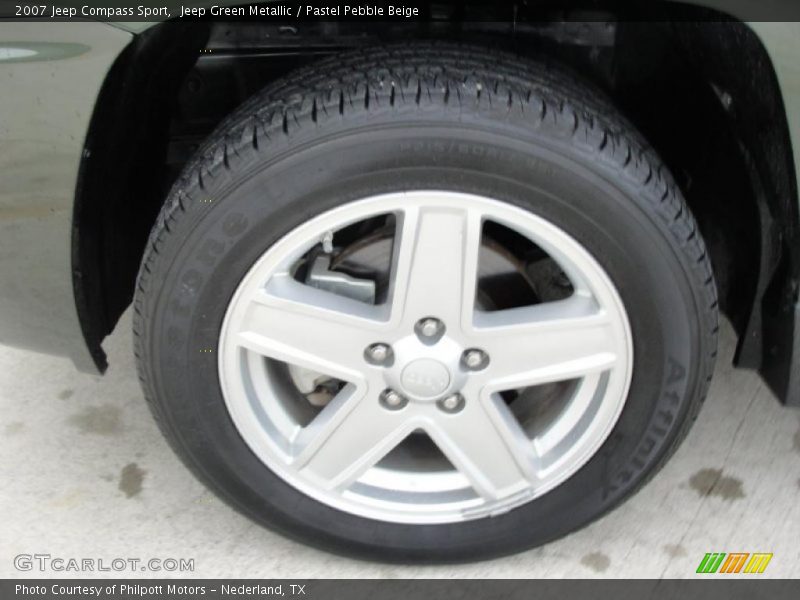 Jeep Green Metallic / Pastel Pebble Beige 2007 Jeep Compass Sport
