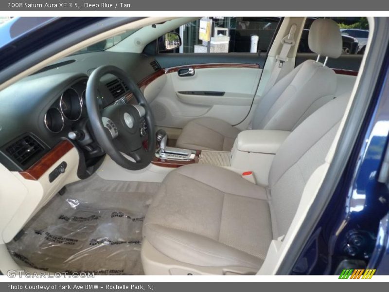 Deep Blue / Tan 2008 Saturn Aura XE 3.5