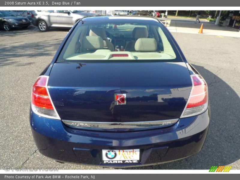 Deep Blue / Tan 2008 Saturn Aura XE 3.5