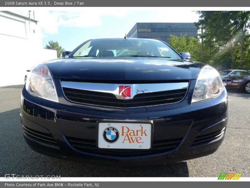 Deep Blue / Tan 2008 Saturn Aura XE 3.5
