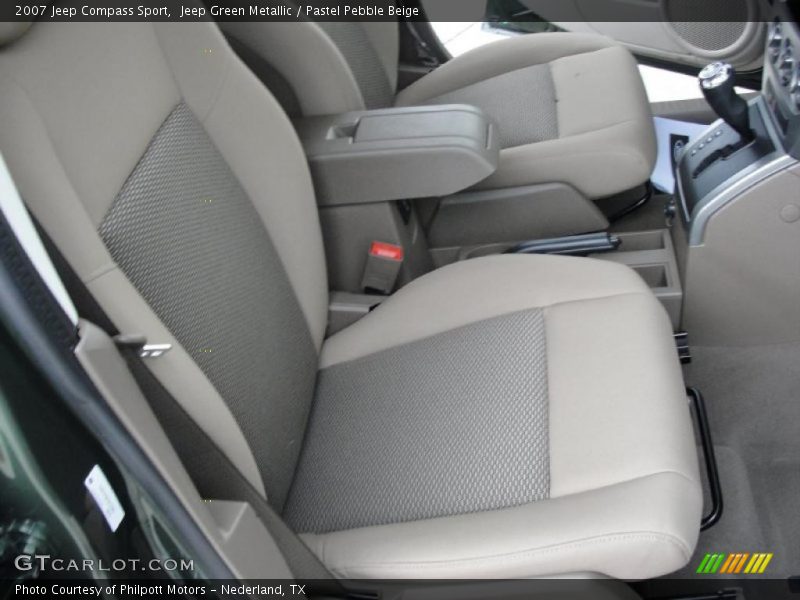 Jeep Green Metallic / Pastel Pebble Beige 2007 Jeep Compass Sport
