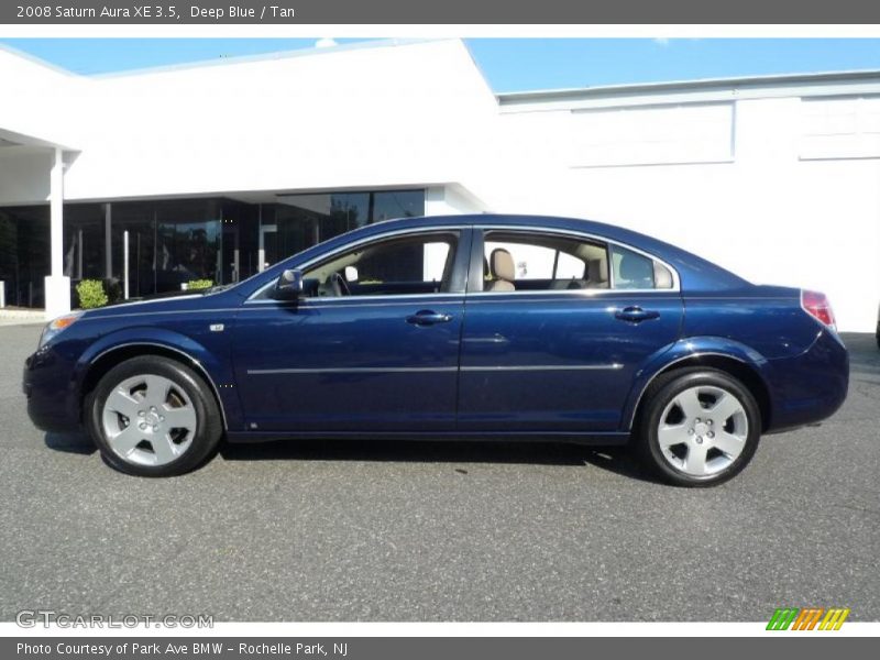 Deep Blue / Tan 2008 Saturn Aura XE 3.5