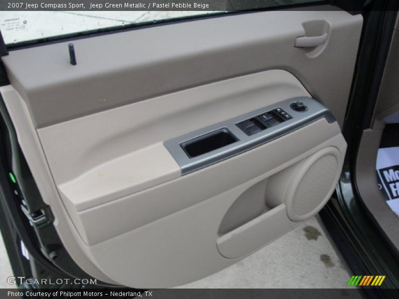 Jeep Green Metallic / Pastel Pebble Beige 2007 Jeep Compass Sport