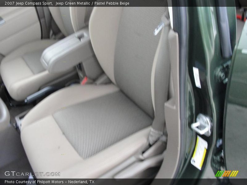 Jeep Green Metallic / Pastel Pebble Beige 2007 Jeep Compass Sport