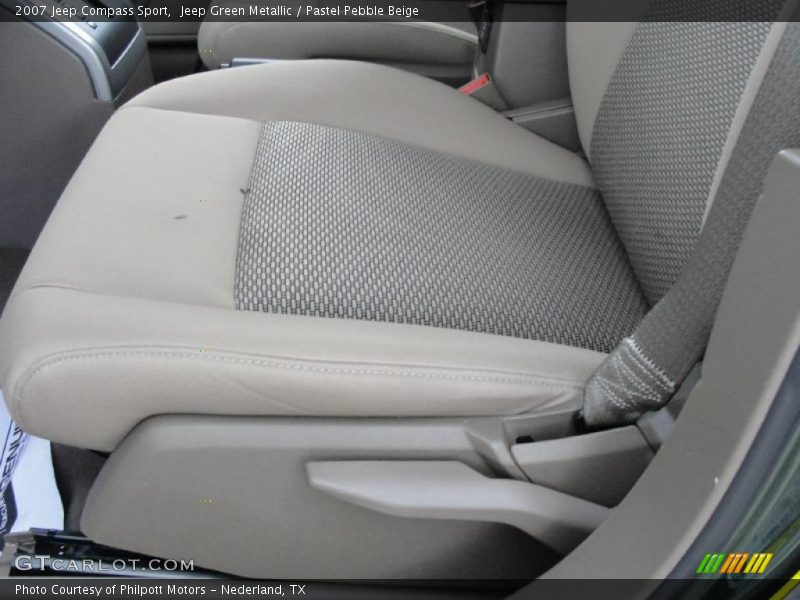 Jeep Green Metallic / Pastel Pebble Beige 2007 Jeep Compass Sport