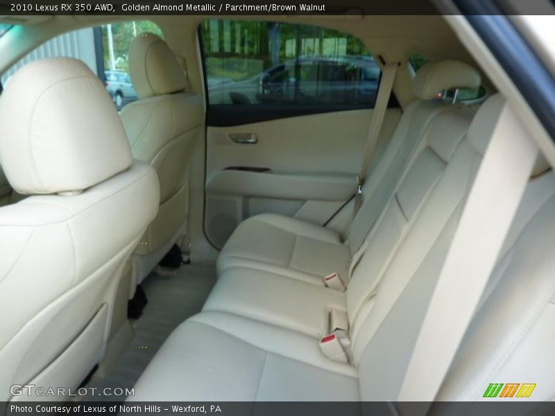 Golden Almond Metallic / Parchment/Brown Walnut 2010 Lexus RX 350 AWD