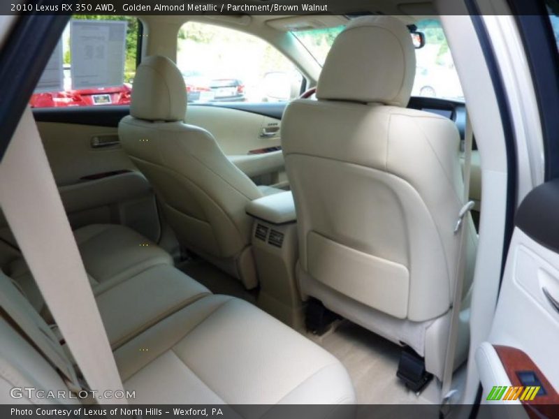 Golden Almond Metallic / Parchment/Brown Walnut 2010 Lexus RX 350 AWD