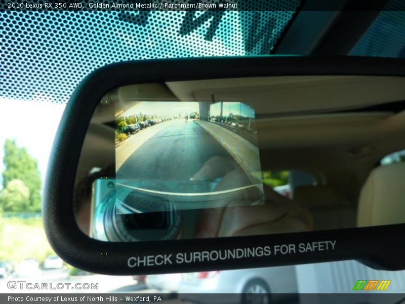 Golden Almond Metallic / Parchment/Brown Walnut 2010 Lexus RX 350 AWD