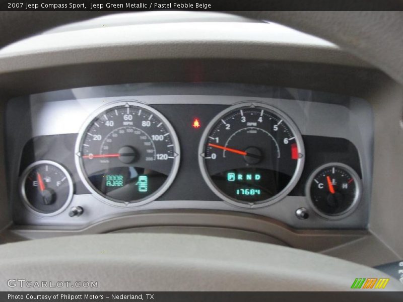 Jeep Green Metallic / Pastel Pebble Beige 2007 Jeep Compass Sport