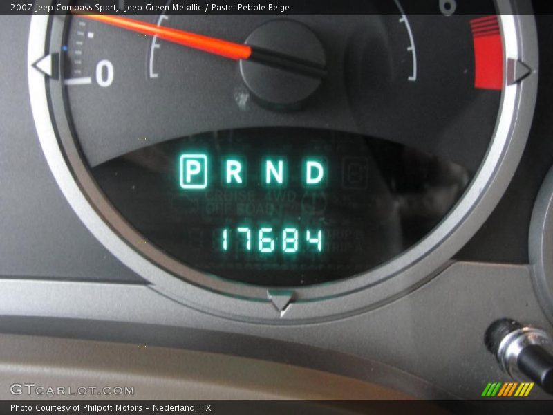 Jeep Green Metallic / Pastel Pebble Beige 2007 Jeep Compass Sport