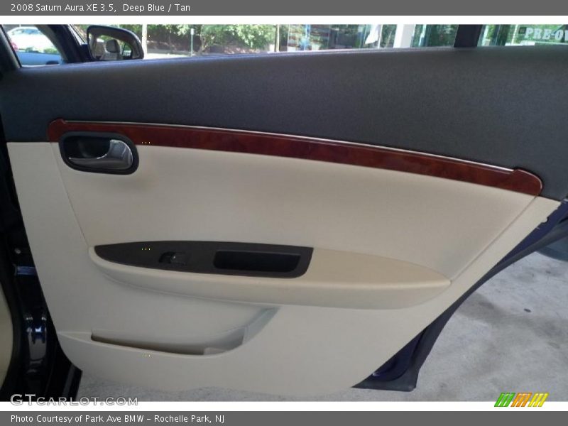 Deep Blue / Tan 2008 Saturn Aura XE 3.5