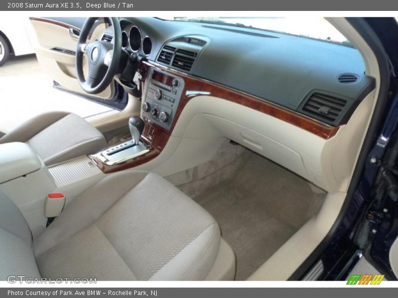 Deep Blue / Tan 2008 Saturn Aura XE 3.5