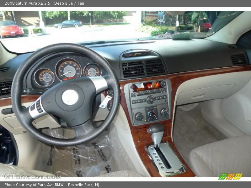 Deep Blue / Tan 2008 Saturn Aura XE 3.5