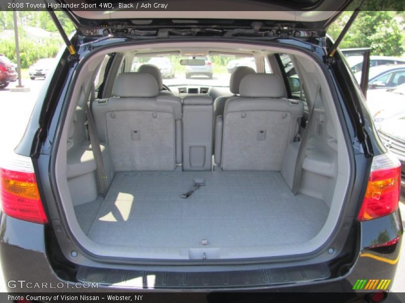Black / Ash Gray 2008 Toyota Highlander Sport 4WD